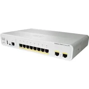 Cisco Catalyst 2960C Switch 8 FE, 2 x Dual Uplink, Lan Base