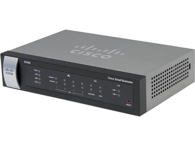 Cisco RV320 İki Gigabit WAN VPN Router RV320-K9-G5