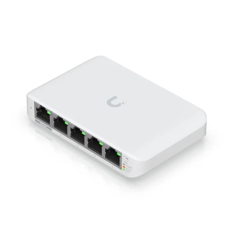 Ubiquiti UniFi Kompakt 5 Portlu Gigabit Masaüstü Kommutator USW-Flex-Mini-EU